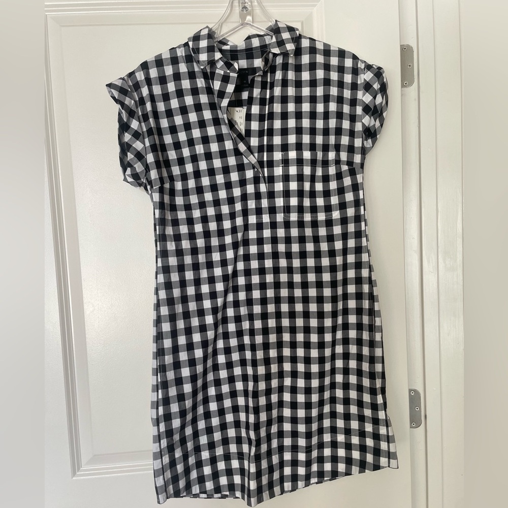 NWT J Crew plaid/checkered dress